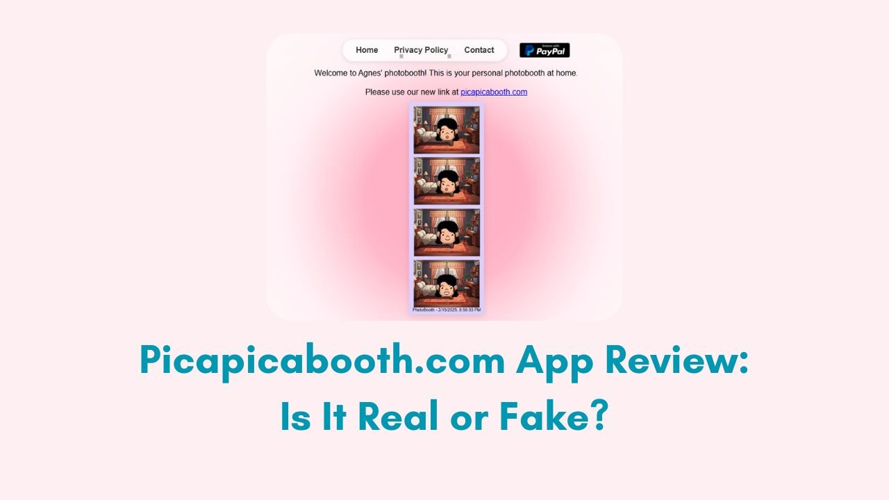 Picapicabooth.com App Review: Is It Real or Fake?